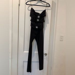 Ronny Kobo Delrey Catsuit in black, size S